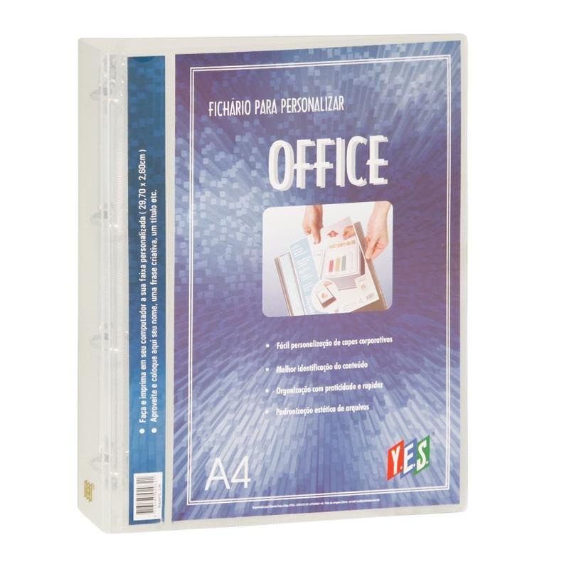 FICHARIO 4 ARG. A4 LARGO C/VIS